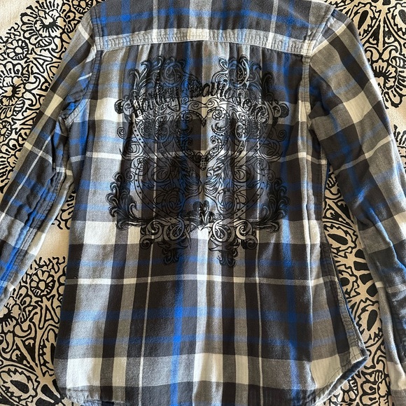 Reversible Harley Davidson button down - Picture 3 of 4